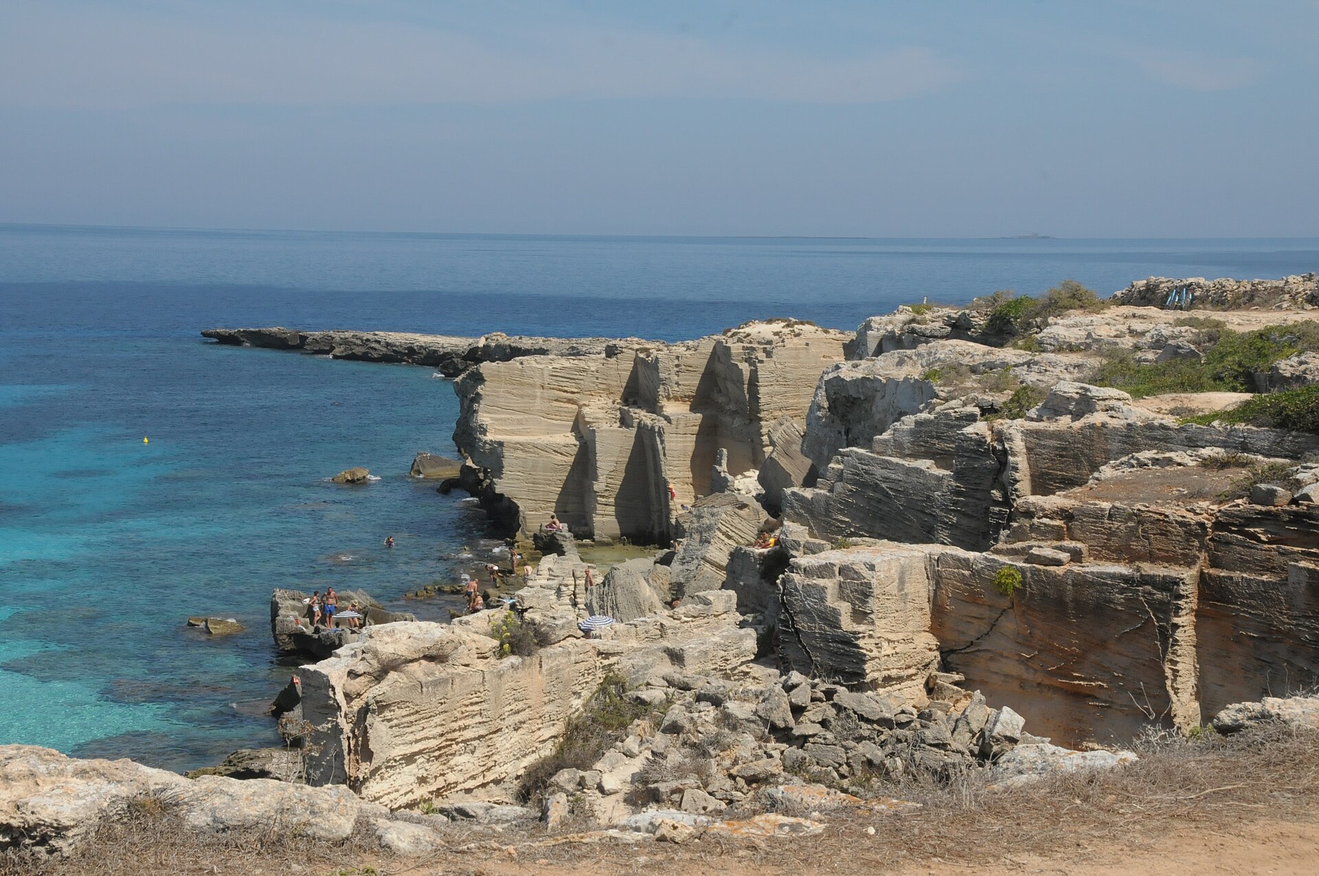 Favignana, cave di tufo